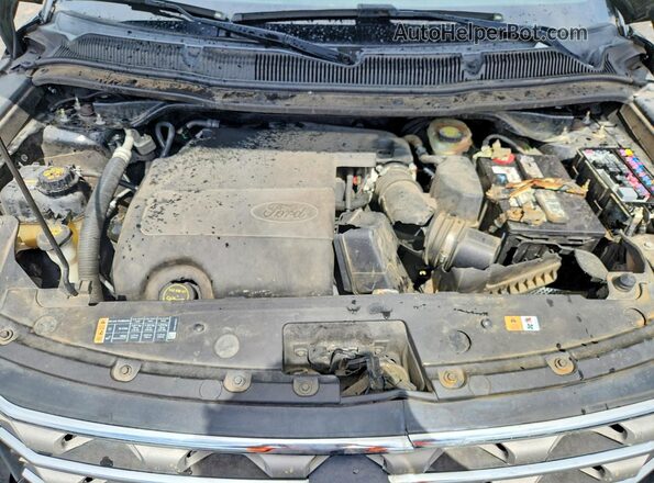 1FM5K8D89GGA71838 2016 FORD EXPLORER Black Вид підкапотного простору