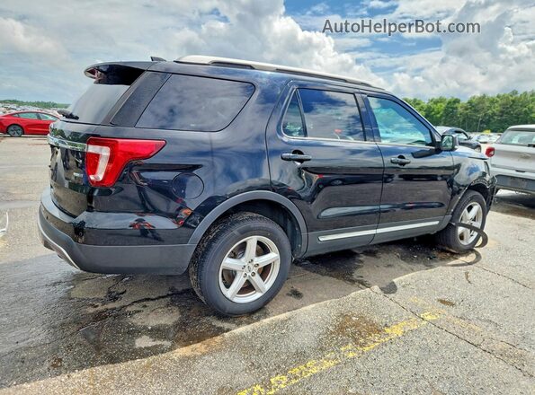1FM5K8D89GGA71838 2016 FORD EXPLORER Black Задня права чверть