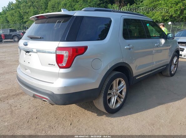 1FM5K8D89GGC97586 2016 FORD EXPLORER Silver Հետևի աջ