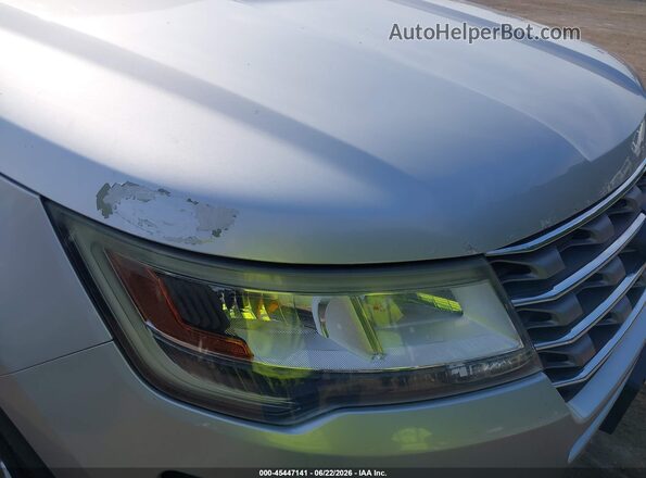 1FM5K8D89GGC97586 2016 FORD EXPLORER Silver Սարքավորումների վահանակի տեսք