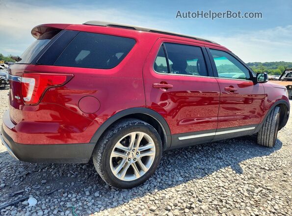1FM5K8D89GGC98897 2016 FORD EXPLORER Red 