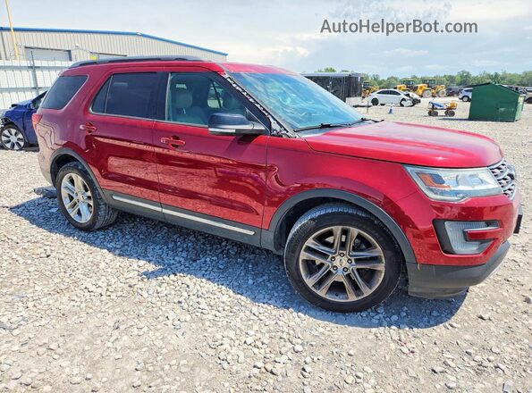 1FM5K8D89GGC98897 2016 FORD EXPLORER Red 