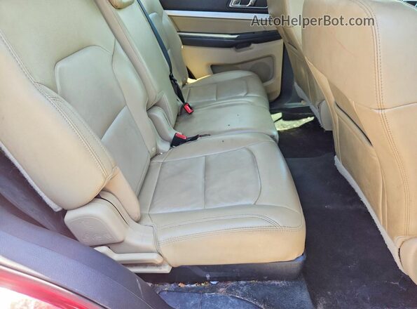 1FM5K8D89GGC98897 2016 FORD EXPLORER Red 