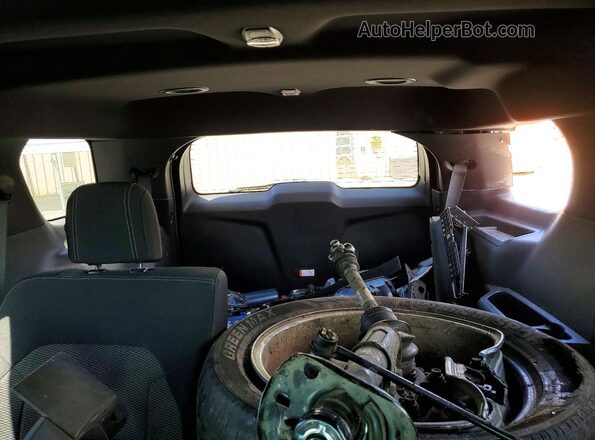 1FM5K8D89HGA09745 2017 FORD EXPLORER Charcoal Rear seats view