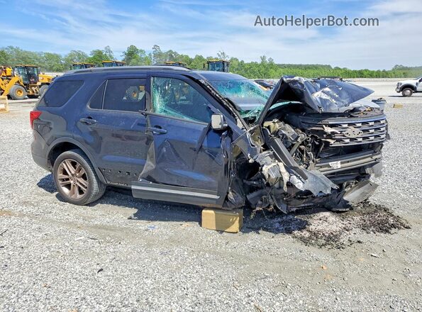 1FM5K8D89HGA09745 2017 FORD EXPLORER Charcoal Front right