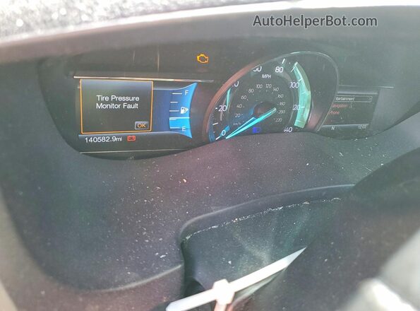 1FM5K8D89HGA09745 2017 FORD EXPLORER Charcoal Instrument cluster view