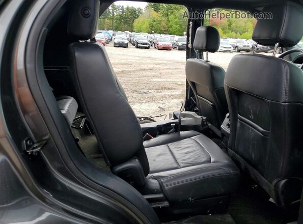 1FM5K8D89HGC16443 2017 FORD EXPLORER Серый Вид задней части салона