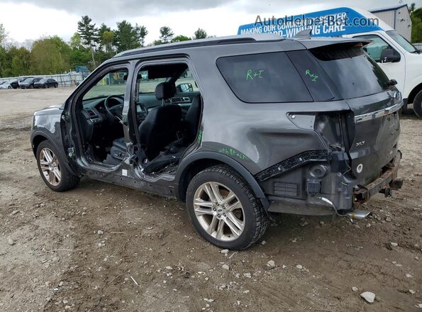 1FM5K8D89HGC16443 2017 FORD EXPLORER Серый Задняя левая четверть