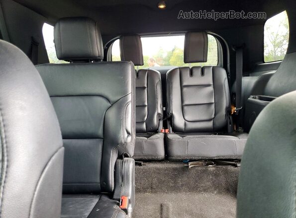 1FM5K8D89HGC16443 2017 FORD EXPLORER Серый Вид задних сидений
