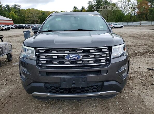 1FM5K8D89HGC16443 2017 FORD EXPLORER Серый Вид спереди