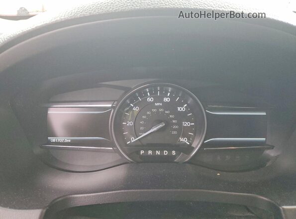 1FM5K8D89HGC45800 2017 FORD EXPLORER White Вид щитка приладів