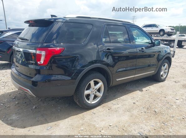 1FM5K8D89HGD83966 2017 FORD EXPLORER Black Հետևի աջ