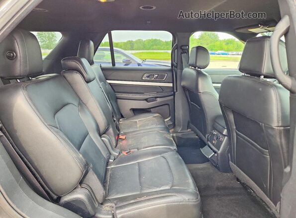 1FM5K8D89HGD84308 2017 FORD EXPLORER Gray Սալոնի հետևի տեսք