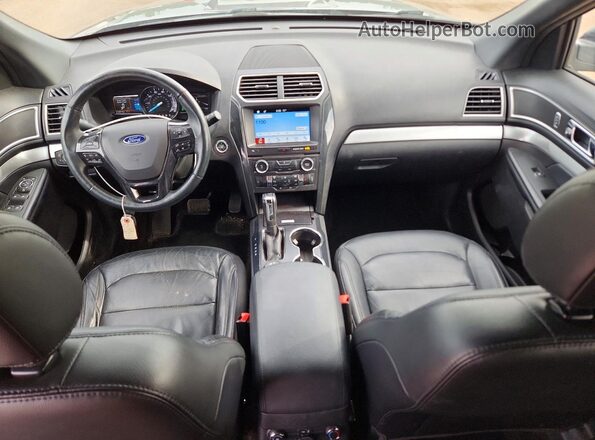 1FM5K8D89HGD84308 2017 FORD EXPLORER Gray Առջևի վահանակի տեսք
