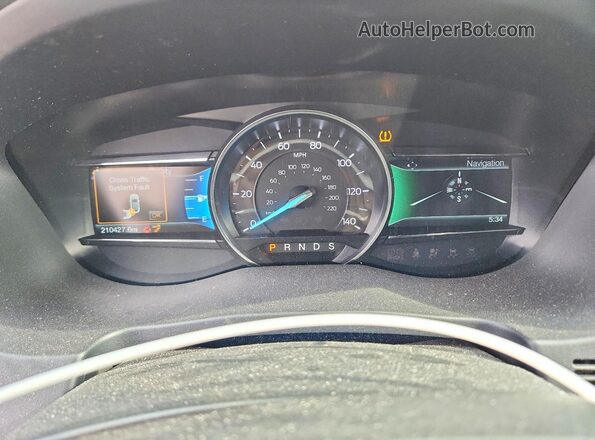 1FM5K8D89HGD84308 2017 FORD EXPLORER Gray Սարքավորումների վահանակի տեսք