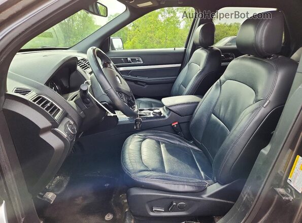 1FM5K8D89HGD84308 2017 FORD EXPLORER Gray Սալոնի դիմացի տեսք