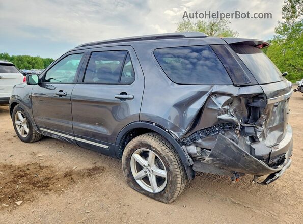 1FM5K8D89HGD84308 2017 FORD EXPLORER Gray Հետևի ձախ