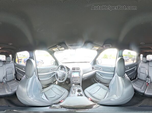 1FM5K8D89HGD84308 2017 FORD EXPLORER Gray Սալոնի 360 աստիճան տեսք