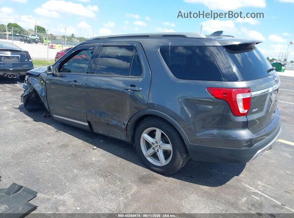 1FM5K8D89HGE18523 2017 FORD EXPLORER Gray Tył lewy