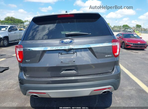 1FM5K8D89HGE18523 2017 FORD EXPLORER Gray 