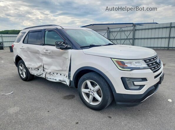1FM5K8D89HGE32065 2017 FORD EXPLORER White Front right