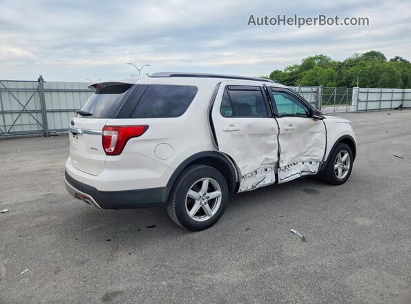 1FM5K8D89HGE32065 2017 FORD EXPLORER White Rear right