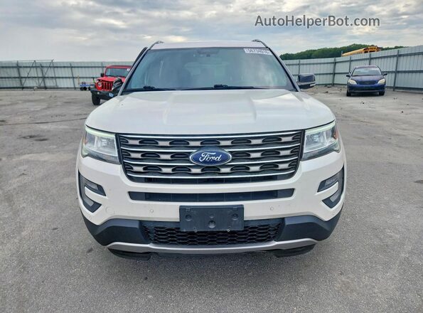 1FM5K8D89HGE32065 2017 FORD EXPLORER White Front view