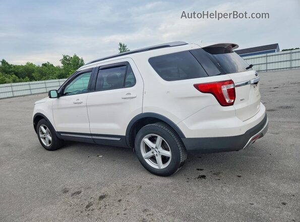 1FM5K8D89HGE32065 2017 FORD EXPLORER White Rear left