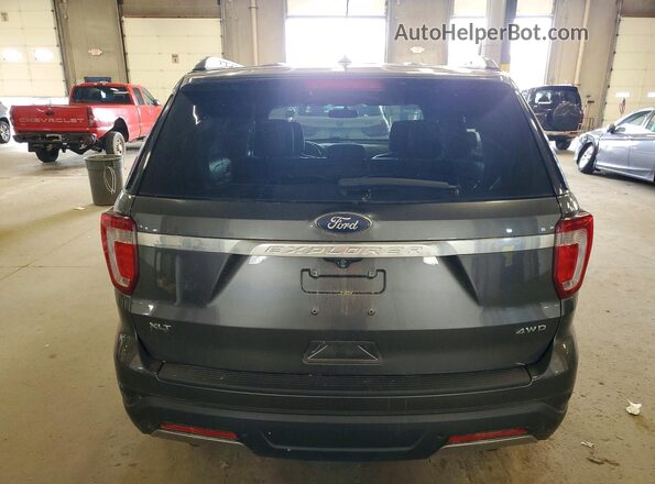 1FM5K8D89KGA32546 2019 FORD EXPLORER Gray Հետևի տեսք