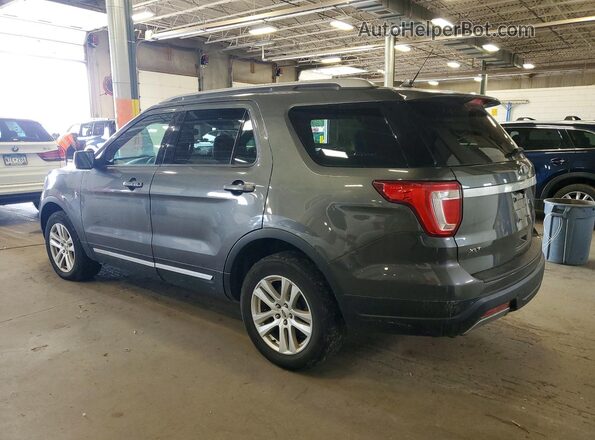 1FM5K8D89KGA32546 2019 FORD EXPLORER Gray Հետևի ձախ