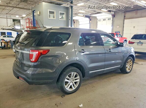 1FM5K8D89KGA32546 2019 FORD EXPLORER Gray Հետևի աջ