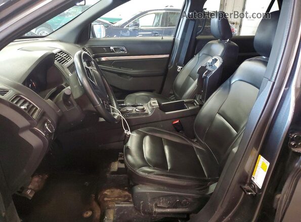 1FM5K8D89KGA32546 2019 FORD EXPLORER Gray Սալոնի դիմացի տեսք