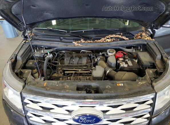 1FM5K8D89KGA32546 2019 FORD EXPLORER Gray Շարժիչի բաժամունքի տեսք
