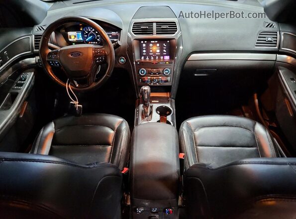 1FM5K8D89KGA87515 2019 FORD EXPLORER Серый 