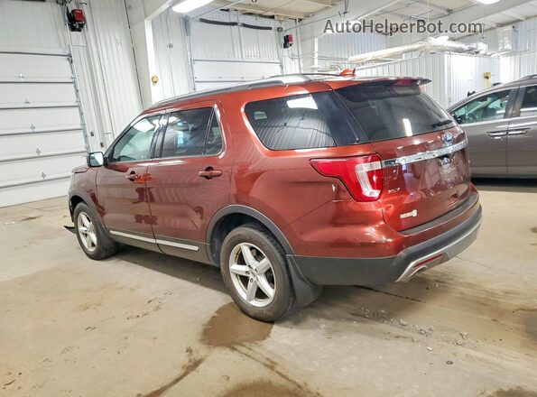 1FM5K8D8XGGC40894 2016 FORD EXPLORER Maroon Rear left