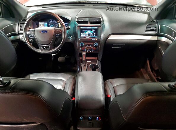 1FM5K8D8XGGC40894 2016 FORD EXPLORER Maroon Dashboard view