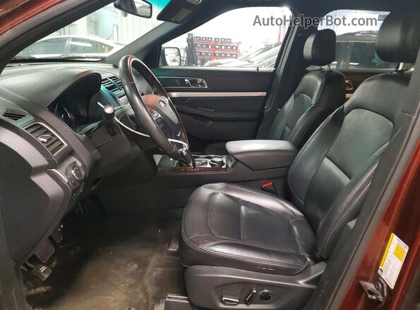 1FM5K8D8XGGC40894 2016 FORD EXPLORER Maroon Front interior view