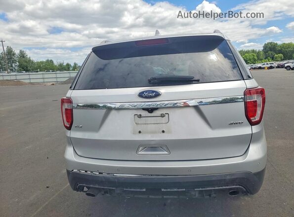 1FM5K8D8XGGD03945 2016 FORD EXPLORER Серебряный Вид сзади