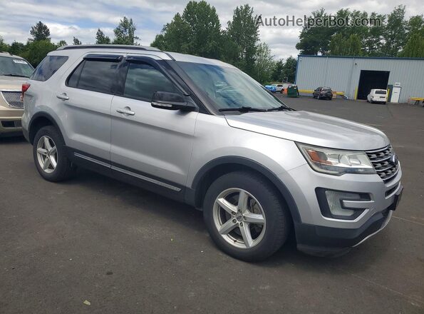1FM5K8D8XGGD03945 2016 FORD EXPLORER Серебряный Передняя правая четверть