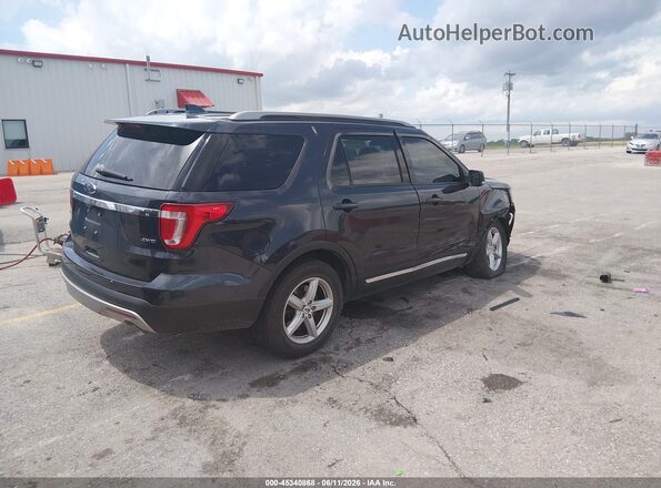 1FM5K8D8XHGC13311 2017 FORD EXPLORER Black უკანა მარჯვენა