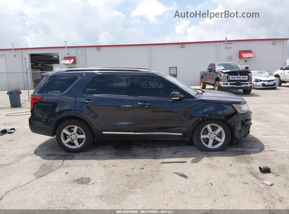 1FM5K8D8XHGC13311 2017 FORD EXPLORER Black უკანა სალონის ხედი