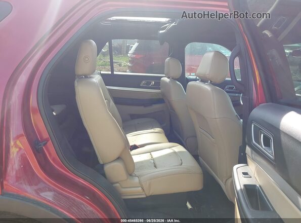 1FM5K8D8XHGC79549 2017 FORD EXPLORER Красный Вид наклейки с VIN-кодом