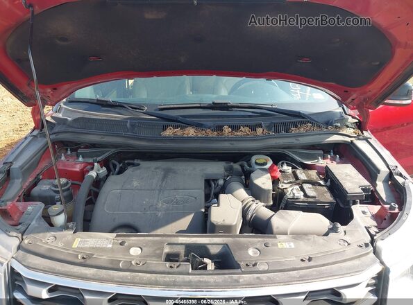 1FM5K8D8XHGC79549 2017 FORD EXPLORER Красный Вид сзади