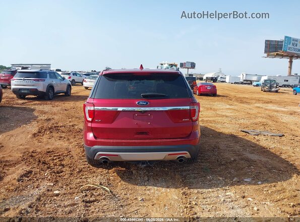 1FM5K8D8XHGC79549 2017 FORD EXPLORER Красный 