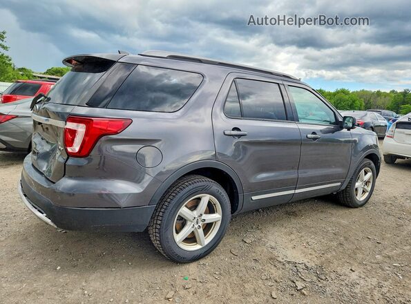 1FM5K8D8XHGD47056 2017 FORD EXPLORER Charcoal Rear right