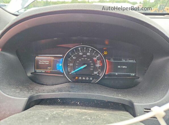 1FM5K8D8XHGD47056 2017 FORD EXPLORER Charcoal Instrument cluster view