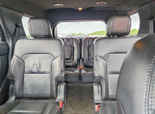 1FM5K8D8XHGD47056 2017 FORD EXPLORER Charcoal Rear seats view