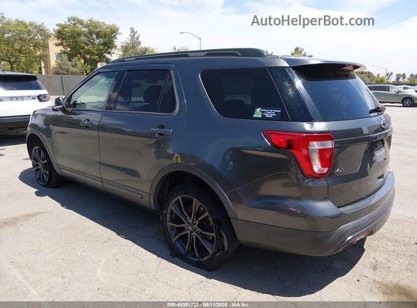 1FM5K8D8XHGD55593 2017 FORD EXPLORER Gray Դիմացի տեսք