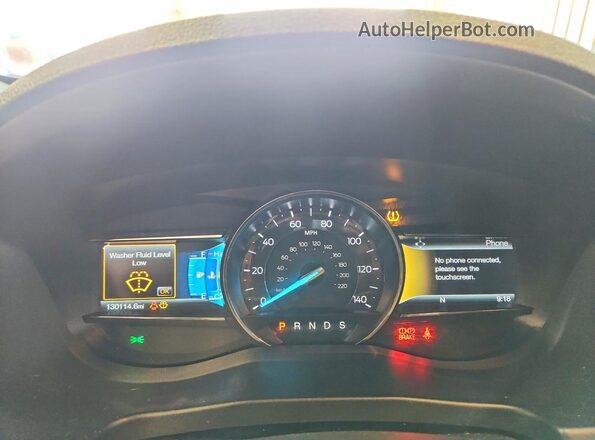 1FM5K8D8XHGE20541 2017 FORD EXPLORER Gray Widok zestawu wskaźników