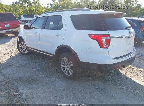 1FM5K8D8XJGC15548 2018 FORD EXPLORER White უკანა მარცხენა